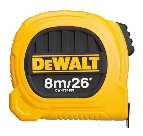 Huincha De Medir 8m/26' Diseño Compacto Dewalt Dwht34193l