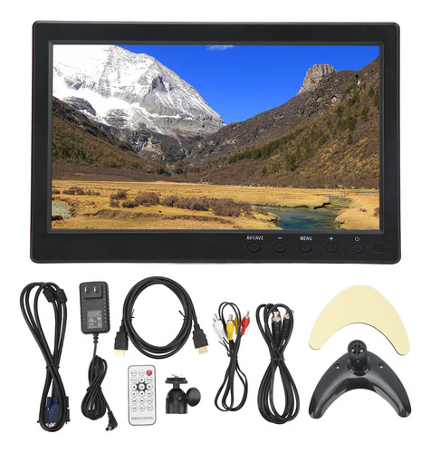Pantalla Portátil Con Monitor A Color Lcd Hd Tft De 10.1 Pul