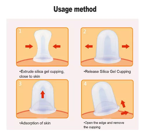 Juego De 7 Vasos De Masaje Corporal Con Masajeador Facial De