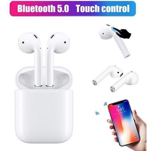 Fone Ouvido I12 Bluetooth V5.0 Touch Tws Ios Android Celul