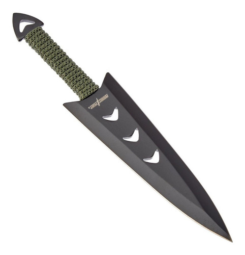 Kit 6 Facas Punhal Jogo De Arremesso + Coldre Perna