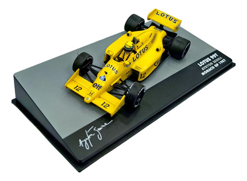 Auto Formula 1 Lotus 99t #12 Ayrton Senna Colección Ixo 1987