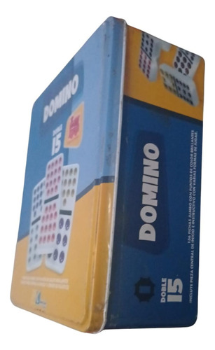 Dominó Doble 15 Novelty, 136 Fichas, (solo Fichas Con Caja) (Usado)
