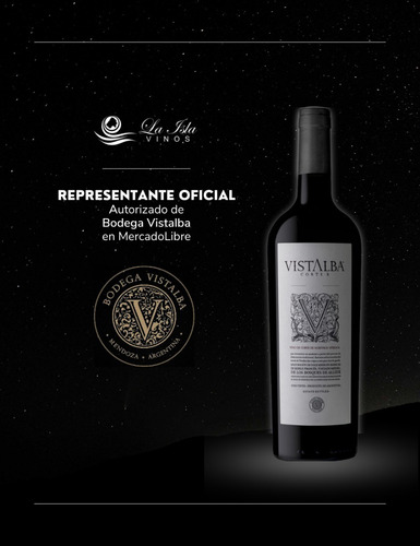 Imagen 2 de 10 de Vino Vistalba Corte B Caja X 6 X 750ml. - Cuotas
