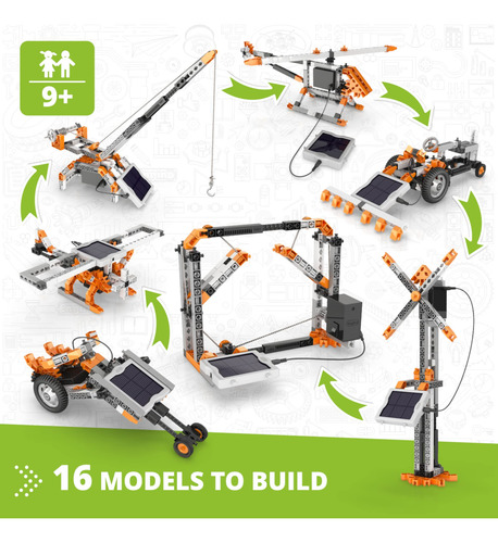 Kit De Construcción S.t.e.m. Energía Solar Engino