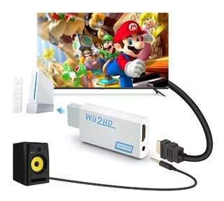 Wii2hdmi Convertidor Adaptador Wii A Hdmi Audio Hdmi 1080p