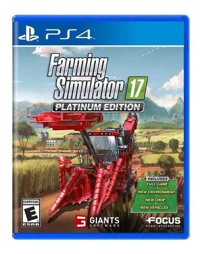 Juego multimedia físico Farming Simulator 17 Platinum Edition para PS4