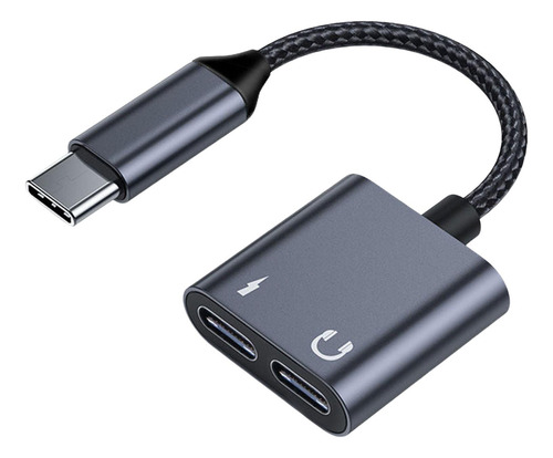 2 Paquete De 2-4 Adaptadores De Audio Usb Tipo C, 2 Piezas