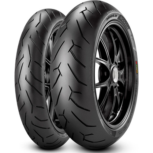 Cubiertas Pirelli 120 70 + 180 55 17 Diablo Rosso 2 Fas **