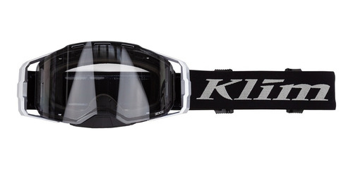 Antiparras Klim Edge Focus Metallic Silver Clear Lens Bamp