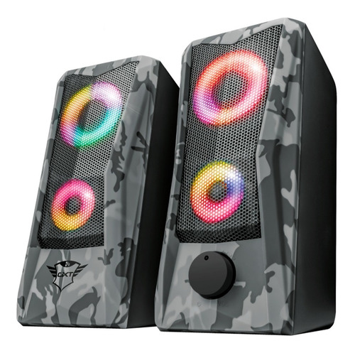 Parlante Para Pc Gamer Iluminado Rgb Trust Gxt606 Bde