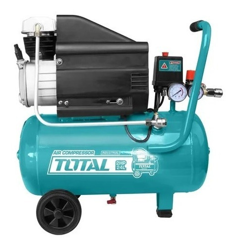 Compresor De Aire 24lts / 2 Hp / Total Tc120246