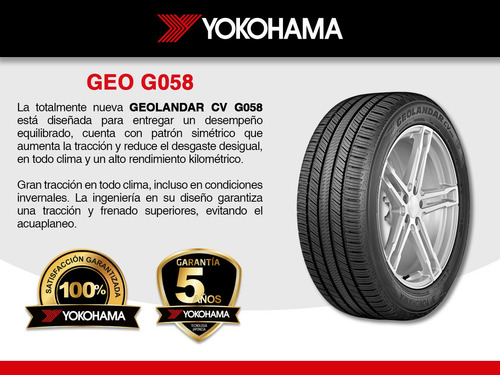 Paquete 2 Llantas 235/60r17 Geo G058 Yokohama 102v