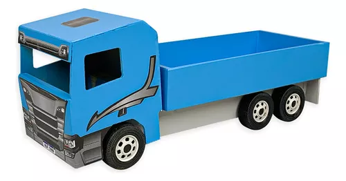 Caminhão Caçamba Grande 50 Cm Em Madeira - Bi-truck - Alf