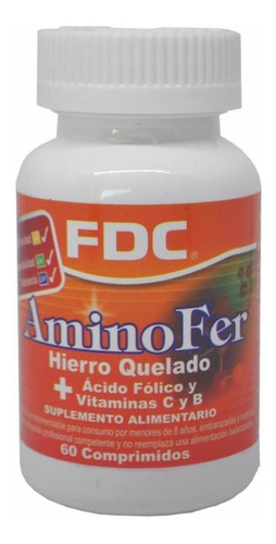 Hierro - Aminofer X 60 Comprimidos