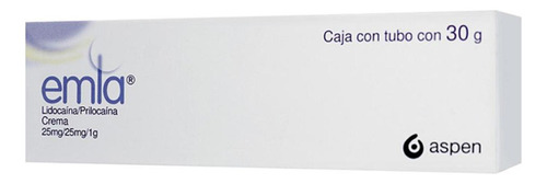 Crema Emla Lidocaína Prilocaína 25/25 Mg 30 Gr