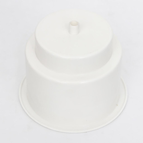 La Plástica Ahuecada Blanca De La Vaso Puede Sostenedor