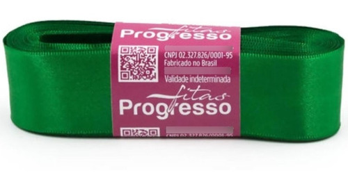 Fita De Cetim Progresso 30mm - 10m Cor 217 Verde Bandeira - 