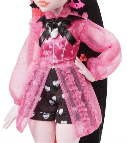 Boneca Monster High Draculaura Moda Basica G3