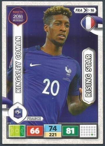 Carta Adrenalyn Xl Road To Rusia 2018 / Kingsley Coman