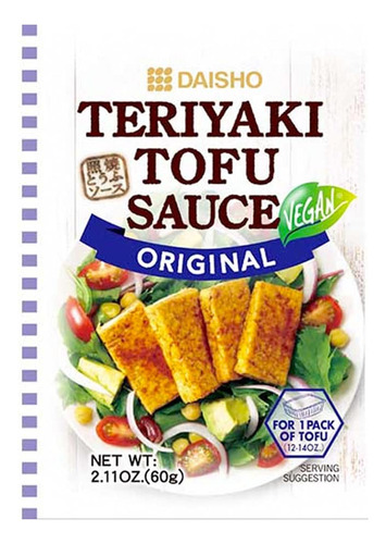 Daisho Teriyaki Tofu Salsa Sabor Original 2.11oz