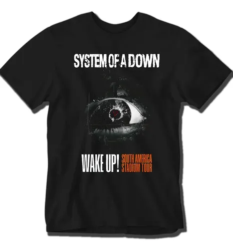 Camiseta Hombre Dtf System Of A Down Wake Up! 2025