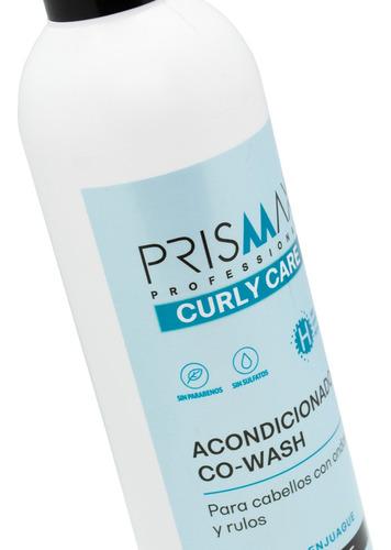 Prismax Curly Care Acondicionador Co Wash Pelo Rulos Chico