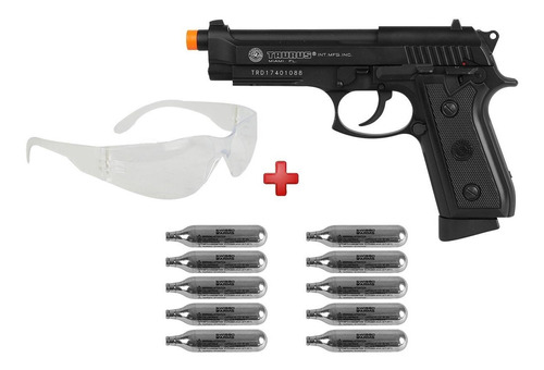 Pistola Airsoft Co2 Taurus Pt99 Full Metal + 10 Co2 + Óculos