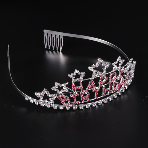 Encantadora Diadema Infantil Con Diseño De Corazón Y Tiara C