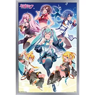 Póster De Grupo Hatsune Miku, 22.375 X 34 , Versión ...