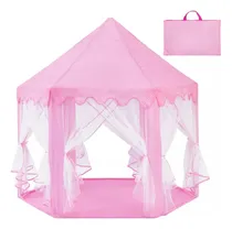 Comprar Castillo Princesa Gigante, Carpa Niñas, Casita Armable, Rosa
