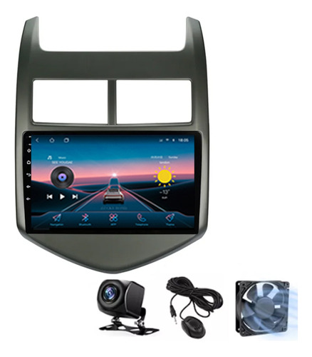 Cámara Gps Estéreo 2+32g Para Chevrolet Aveo 2 Sonic 2011-20