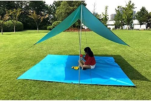 Toldo Sombra Gazebo Lona Sobretecho Camping 3x3 + Estructura