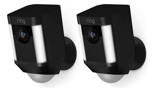 Ring Spotlight Cam Battery Hd Security Camera With Built Two