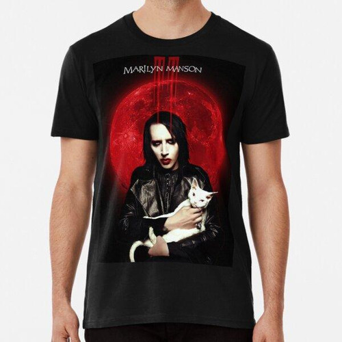 Remera Meong-marilyn Manson Algodon Premium