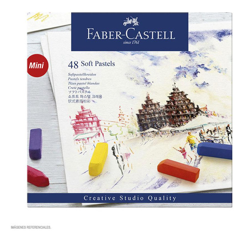 Tiza Corta Faber Castell Pastel Caja X 48 Und