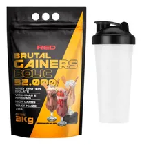 Comprar Hipercalórico 3kg + Massa Para Engordar Kilos Rápido Sabor Morango