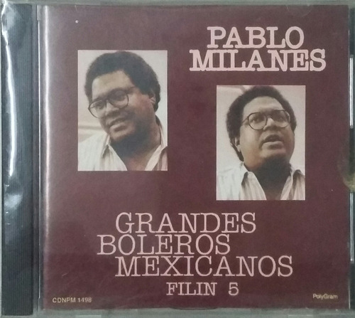 Cd Pablo Milanes + Grandes Boleros Mexicanos + Filin 5