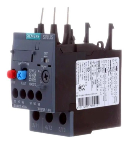 Imagen 4 de 5 de Relevador Bimetalico Rango 7-10a 3ru21261jb0 Siemens