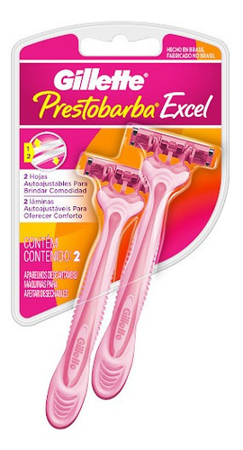 Máquinas Para Afeitar Gillette Prestobarba Excel Para Mujer 