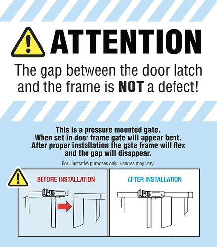 Imagen 2 de 7 de Regalo Facil De Abrir Walk Traves De Seguridad Puerta De Met