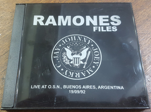 Ramones Live At Obras Sanitarias 10/09/92 Cdr Bad Religion