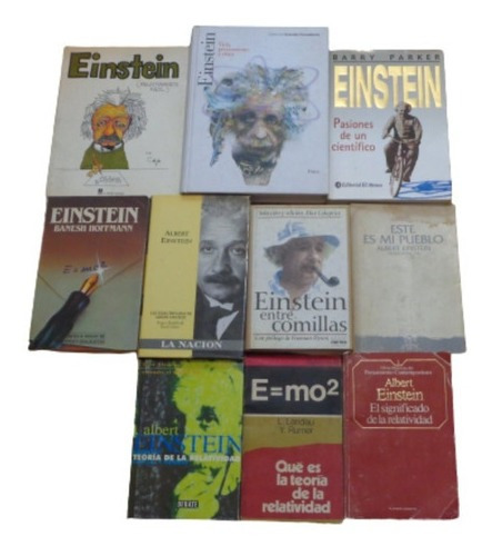 Lote De 10 Libros Sobre Einstein Y Teoría De La Relati&-.