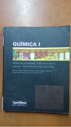 Quimica L -mónica Alegria-ed: Santillana-libreria Merlin