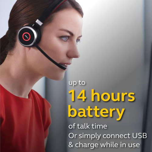 Auricular Inalámbrico Jabra Evolve 65 Ms: Estéreo Y Mic