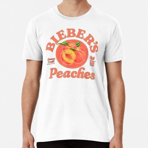 Remera Camiseta Negra Oficial De Bieber's Peaches Algodon Pr