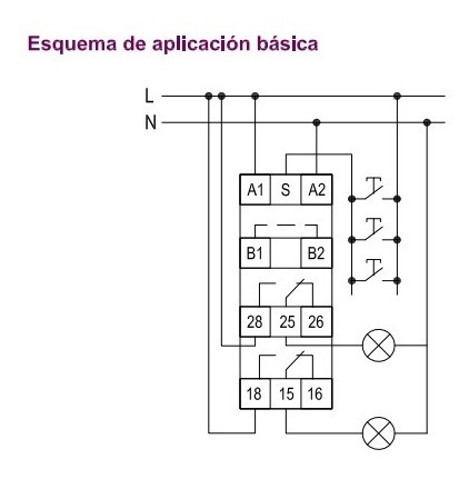 Imagen 5 de 8 de Telerruptor 24-240vca/cc 2co 10a 1 Módulo Din Baw