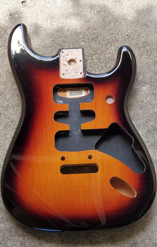 Fender Deluxe Stratocaster Cuerpo Aliso 3 Color Sunburst