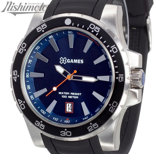 Relógio X-games Masculino Xmsp1015 D1px Azul Aço