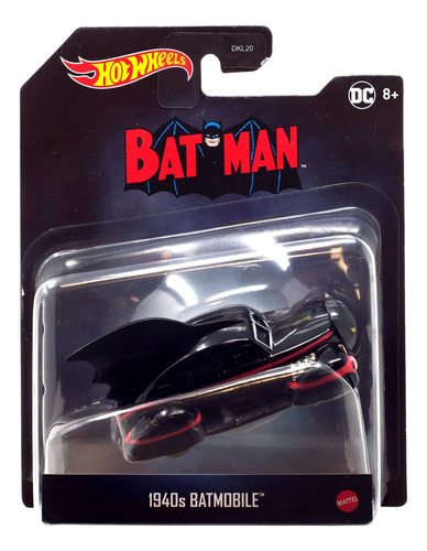 1940s Batmobile - Batman Batmóvel - 1/50 - Hot Wheels